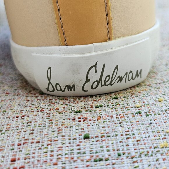 Sam Edelman Avon Kids High Tops Girl's Youth Size 3M Color Eggshell Multi - Picture 7 of 13